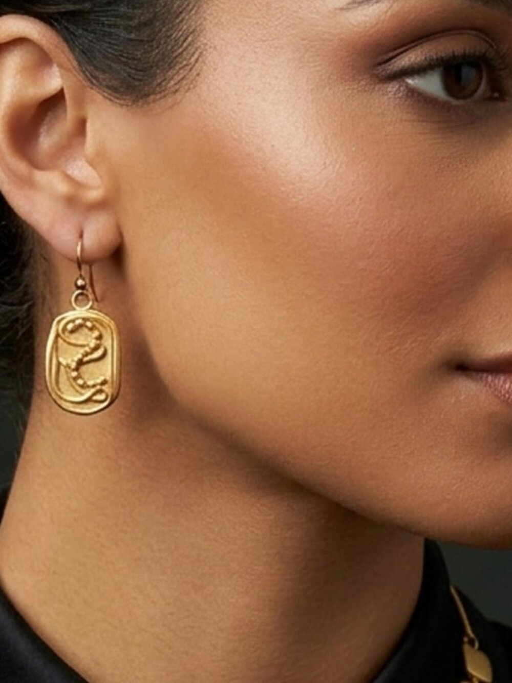 Norma Jean vintage 14K GP dangle earrings